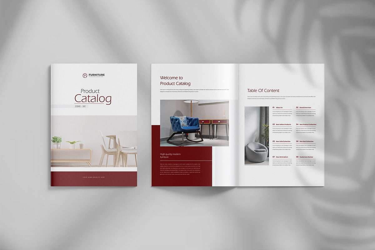 Product catalog design, a Brochure Template by Tanmoy Topu (Photo 1 of 7)