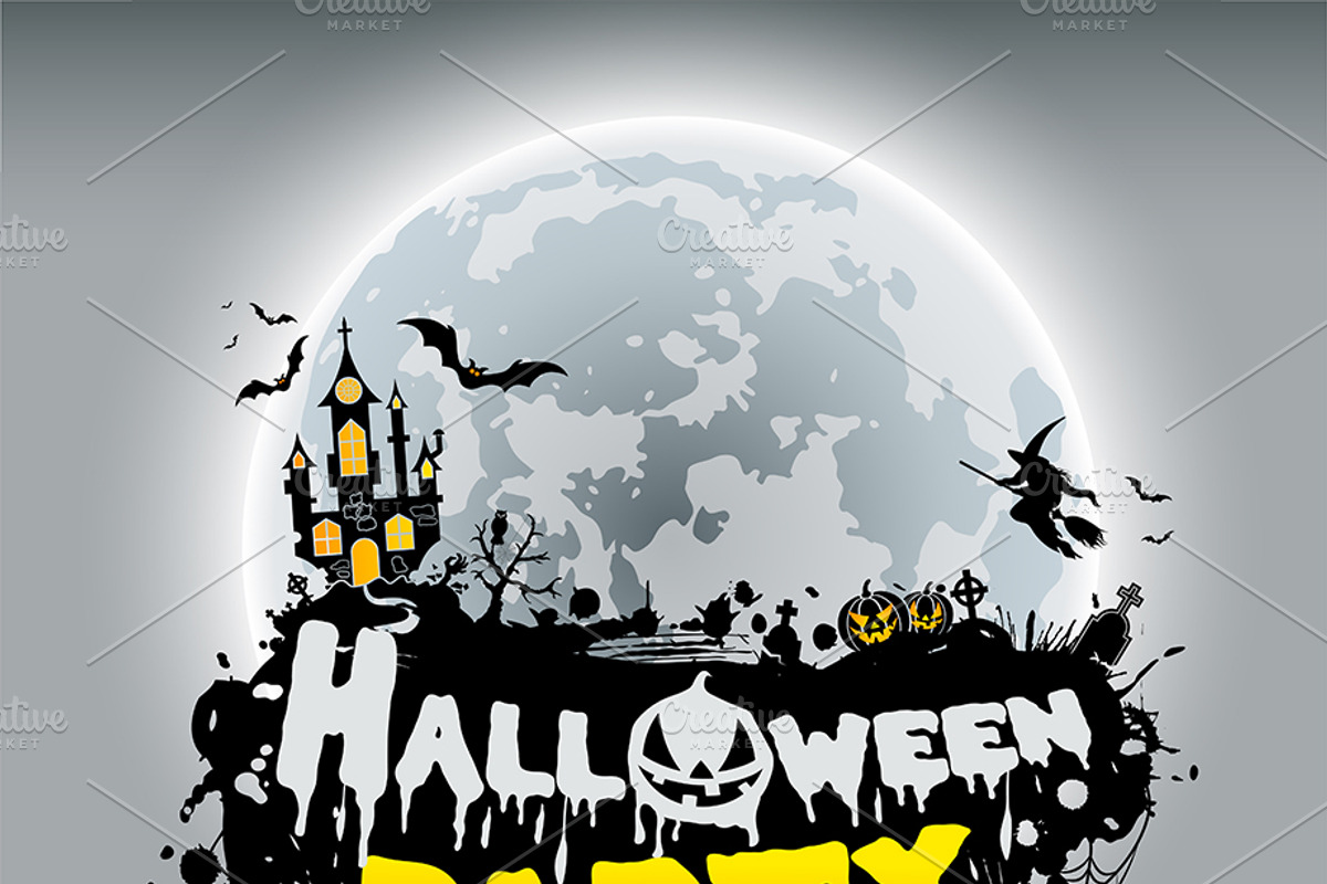 Happy Halloween Party, a Decorative Illustration by TAlex (Photo 6 of 6)