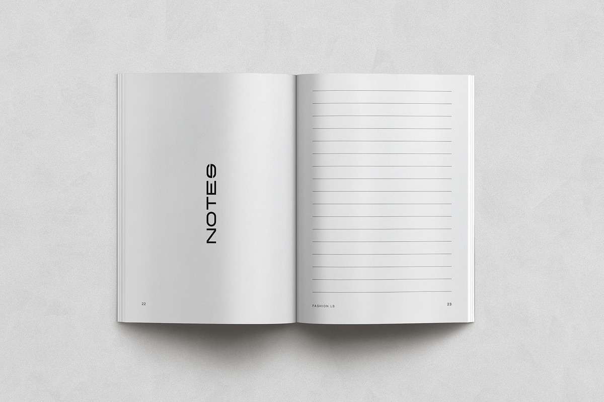 Minimal Fashion Look Book, a Brochure Template by KreateTribe (Photo 10 of 12)