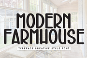Modern Farmhouse | Script Font, a Script Font by Scratchones (Thumbnail 1 of 8)