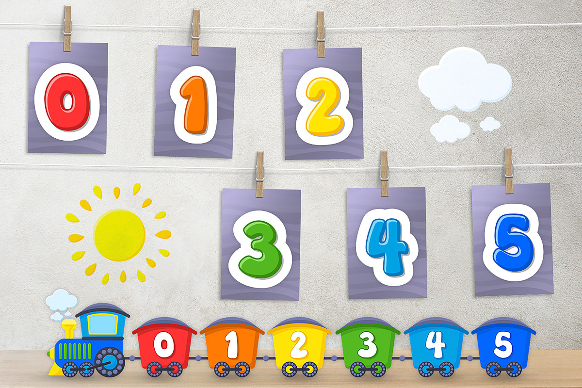 Kids Alphabet and Numbers, an Object Graphic by LartGraphics (Photo 10 of 18)