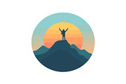 Mountain Explorer Silhouette Bundle, an Object Graphic by Gfx_Store (Thumbnail 6 of 13)