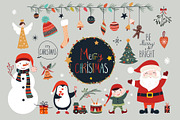 Christmas elements collection, a Decorative Illustration by Letto studio (Thumbnail 1 of 3)