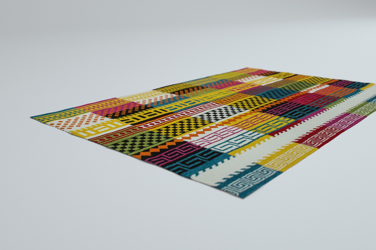 4 Colorful Rugs, a Furniture 3D Model by 3DTreatment (Photo 7 of 10)