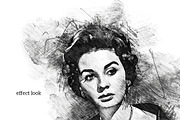 Modern Pencil Sketch PS Action, an Action Add-On by MRI STUDIO (Thumbnail 7 of 31)
