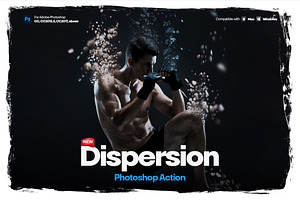 Dispersion Photoshop Action, an Action Add-On by Shovajit