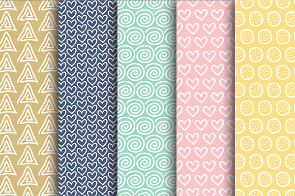 Pretty Doodle Papers preview 2