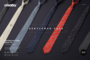 Gentelman Pack v.1: Tie Mockup Set, a Shirt Mockup by creatsy5 (Thumbnail 1 of 15)