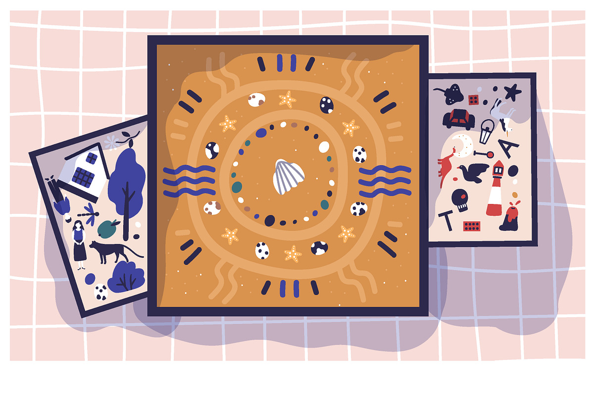 Sandplay therapy, a Healthcare Illustration by Good Studio (Photo 1 of 4)