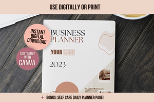 Canva Business Planner Template