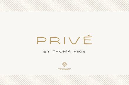 Privé, a Handwritten Font by TEKNIKE