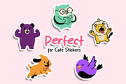 5 Adorable Animal Vectors, an Animal Illustration by artdeone (Thumbnail 4 of 6)