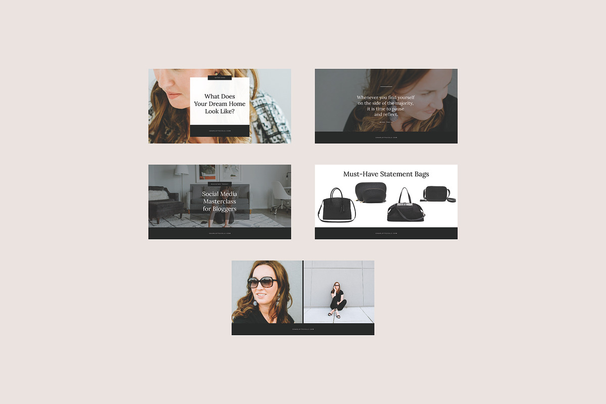 Charlotte Brand Graphics, a Social Media Template by studiolmh (Photo 3 of 5)
