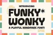 Funky Wonky Hand-Drawn Font