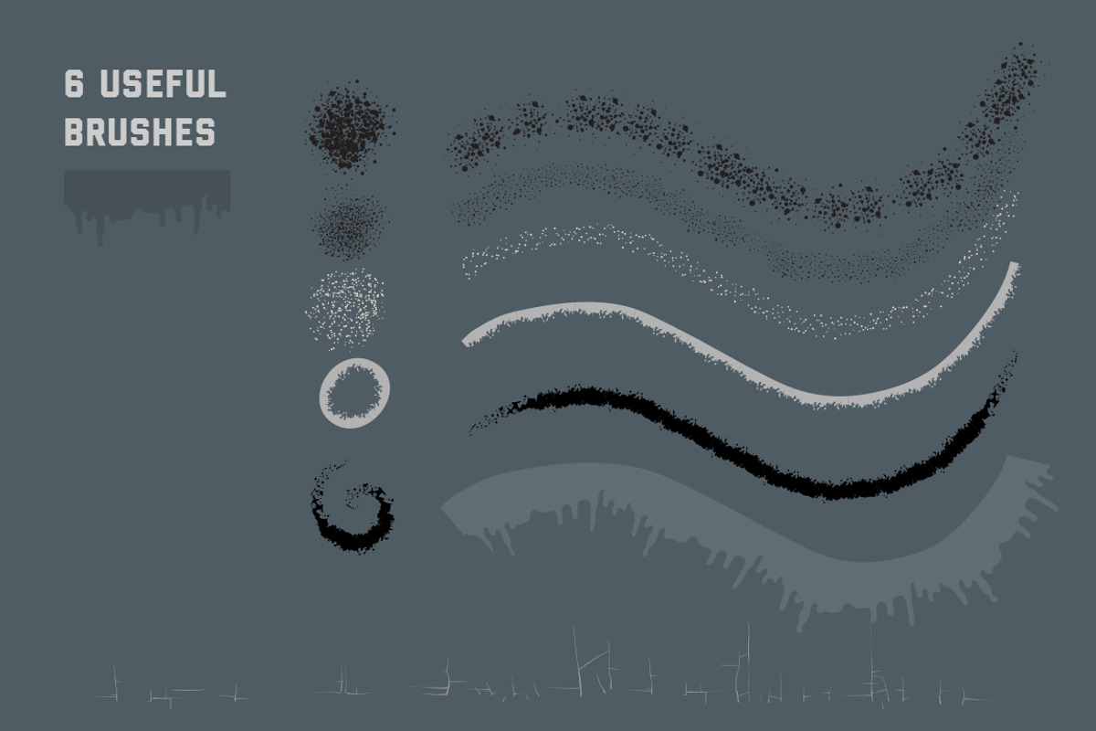 HQ Vector vintage cracking patterns preview 3