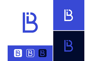 Letter BI IB Monogram Logo, a Branding & Logo Template by ika trisiana