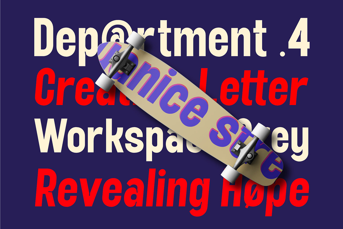 VT Yanice - Display Semi Condensed, a Sans Serif Font by ViactionType (Photo 3 of 15)