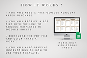 Google Sheets Wedding Seating Chart, a Templates & Theme by BRANDcontent (Thumbnail 5 of 6)