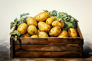 Farm-fresh vegetables. 83 images, a Food Illustration by Handmadefont (Thumbnail 7 of 14)