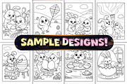 80+ Easter Cutie Coloring Pages, an Animal Illustration by Craftsbeefy (Thumbnail 3 of 4)