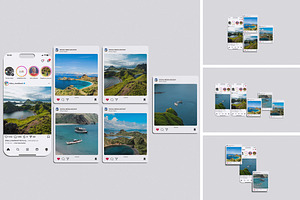 High Quality Instagram Mockup