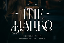 Haliko Elegant Serif Font