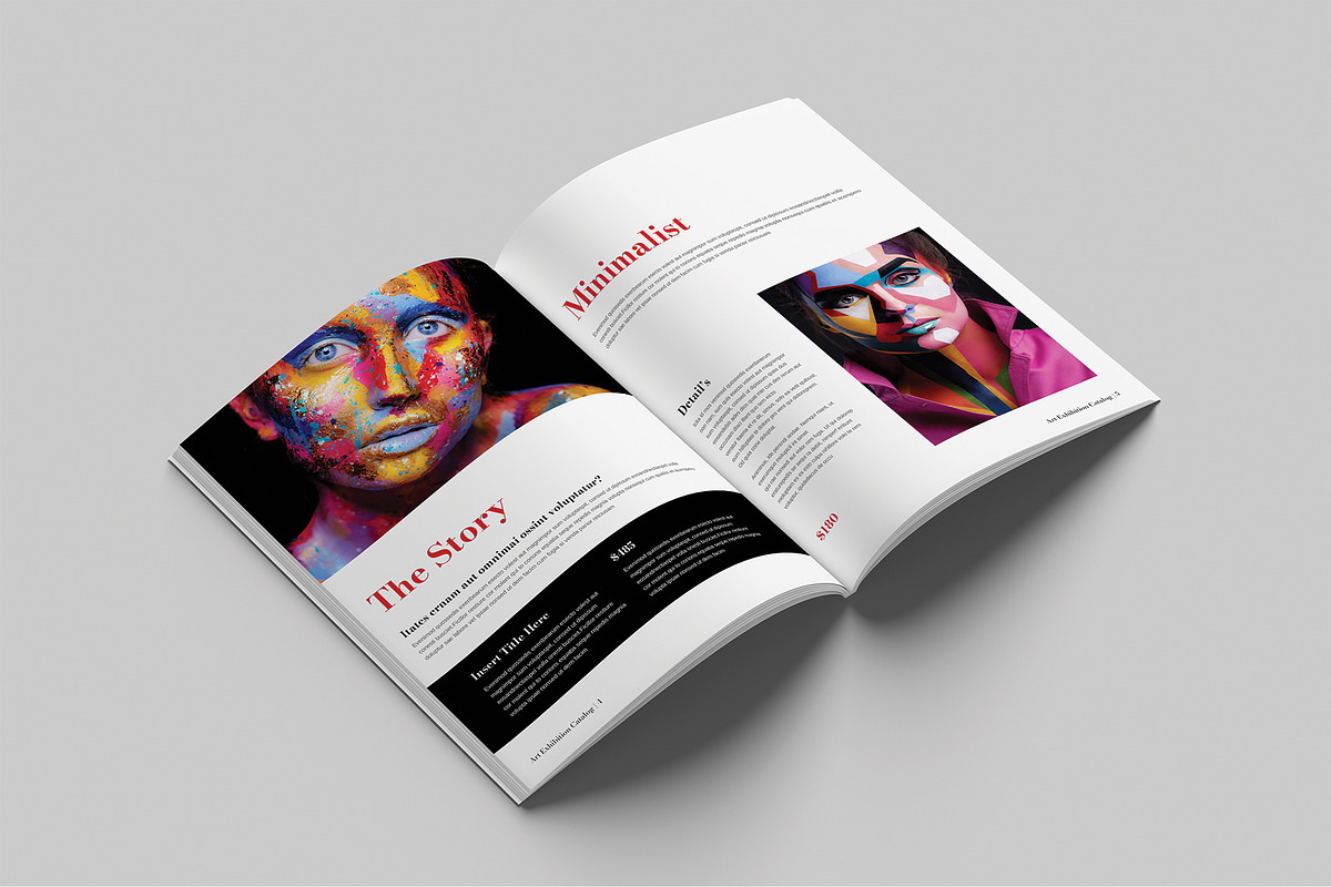 Art Exhibition Catalog Template, a Magazine Template by Cleffon_Graphic_Studio (Photo 3 of 9)