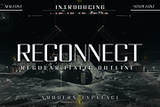 Reconnect - A Modern Typeface, a Sans Serif Font by Meizzaluna Design (Thumbnail 1 of 10)