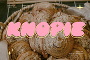 Knopie - Playful Balloon Y2K Font, a Sans Serif Font by Typia Nesia (Thumbnail 1 of 10)