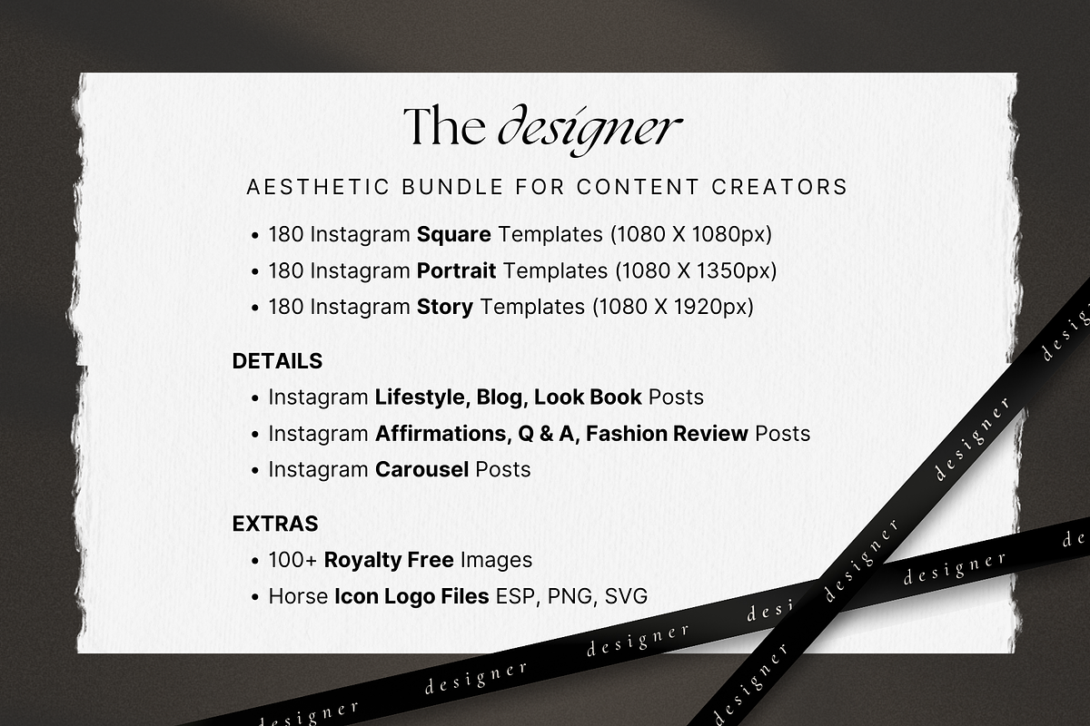 The Designer Template Bundle, a Social Media Template by The Flossy Finch (Photo 2 of 15)