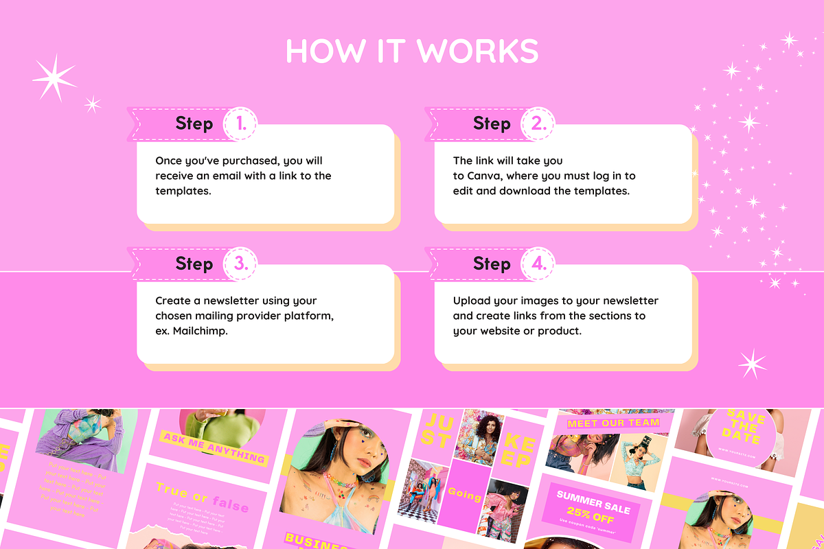 Purple & Yellow Email Templates, an Email Template by SunshineStudioBoutique (Photo 9 of 9)