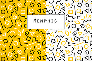 2 memphis abstract seamless pattern, a Pattern Graphic by Natalyon (Thumbnail 1 of 3)