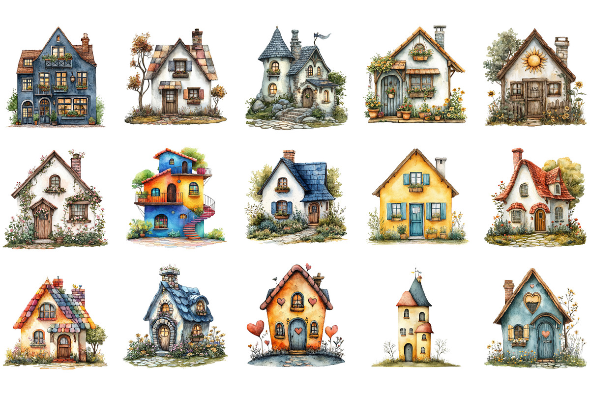 BOHO Home Clipart Png Bundle, an Illustration by Designking (Photo 2 of 5)