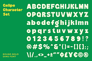 Round Bold Sans Font - Gelipo, a Sans Serif Font by Font Liner (Thumbnail 9 of 10)