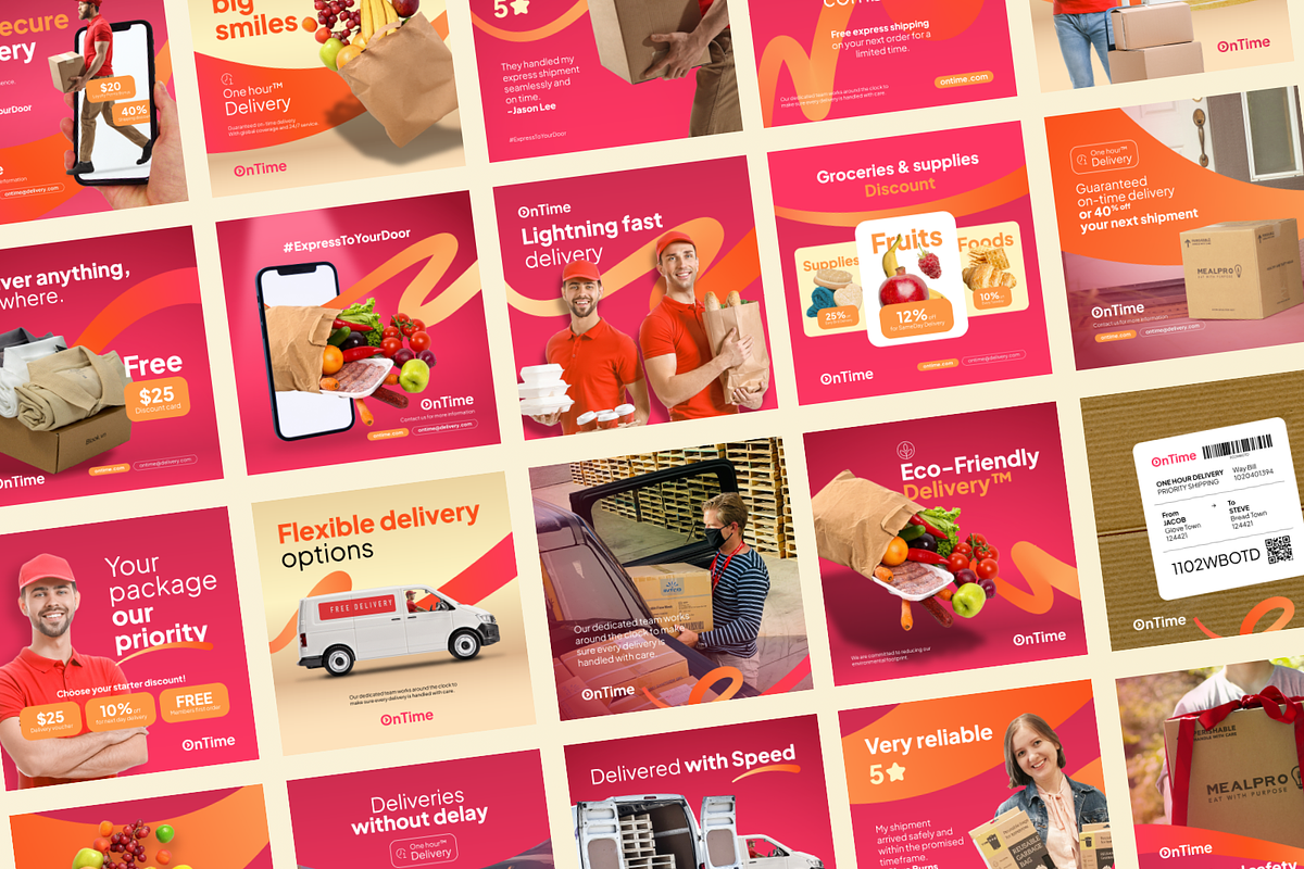 Shipping Delivery Service Instagram, a Social Media Template by Louds Studio (Photo 5 of 5)