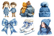 Snowflakes Winter Clipart, an Illustration by Daily.Designs (Thumbnail 3 of 4)