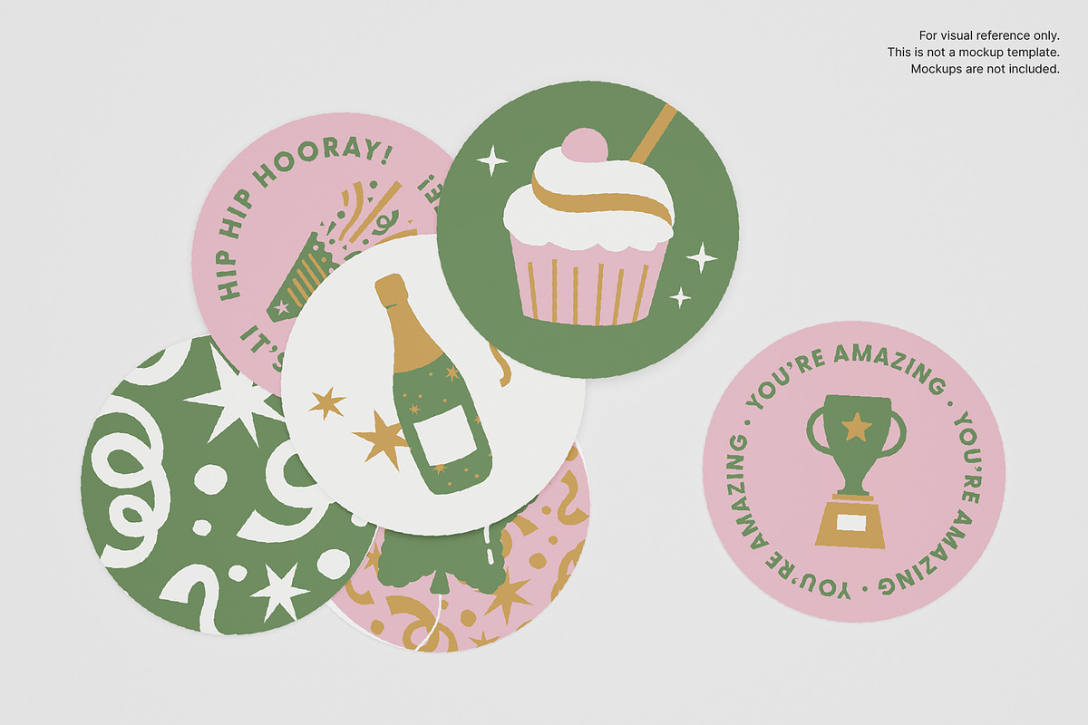 Celebration Graphics Vector Pack, an Object Graphic by Sungy Side Up (Photo 4 of 8)