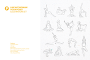 Woman Yoga Poses Illustration Set, an Object Illustration by peterdraw (Thumbnail 2 of 6)