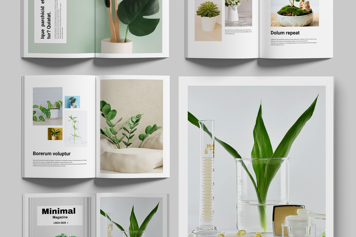 Minimal Magazine Layout