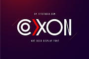 COXXON – Art Deco Font, a Sans Serif Font by 177Studio (Thumbnail 1 of 9)