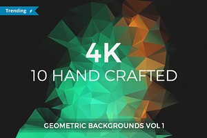 4K Geometric Backgrounds vol 1