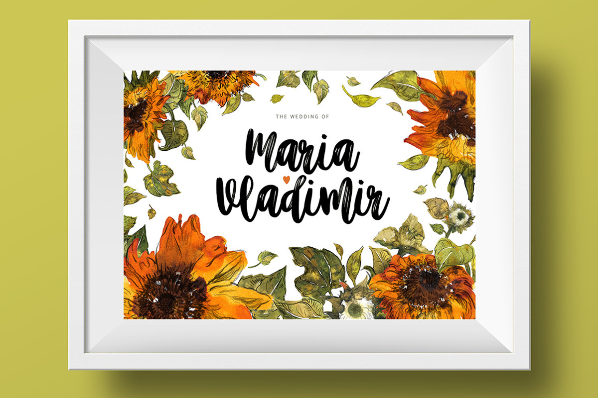 Sunflower, an Illustration by Maria Redko (Photo 6 of 7)