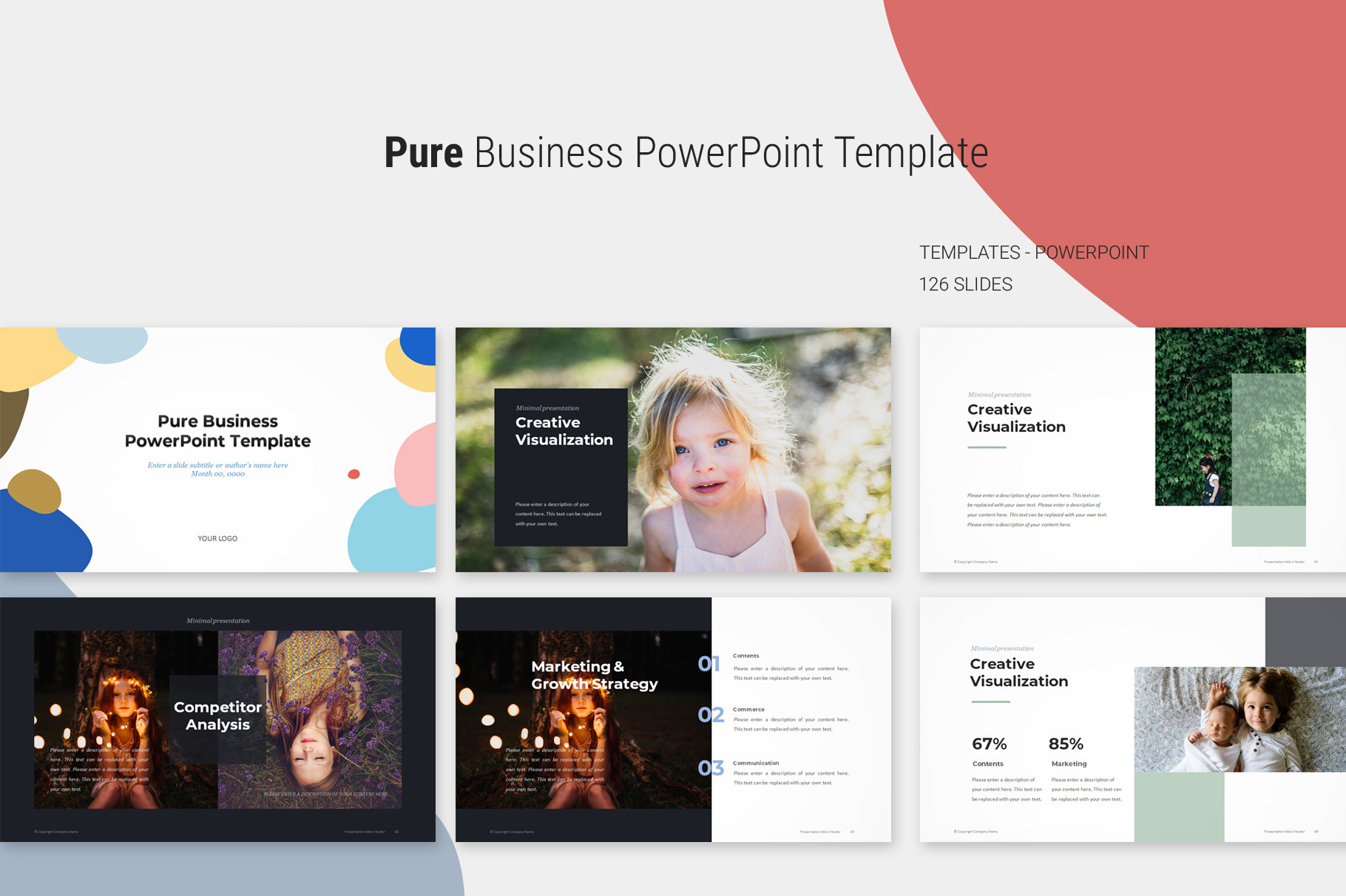 Pure Business PowerPoint Template, a Presentation Template by ...