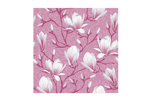 Vector Cards With Magnolia