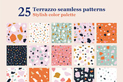 100 Terrazzo seamless pattern Bundle, a Pattern Graphic by museberry (Thumbnail 13 of 23)