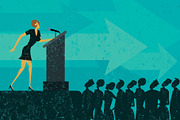Business Concepts Bundle 04 Women, a Person Illustration by retrorocket (Thumbnail 10 of 16)