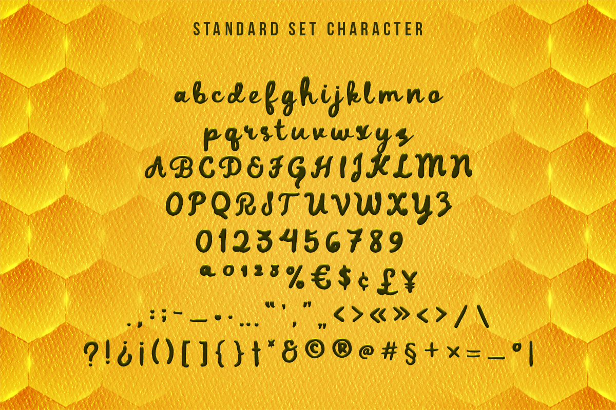 Daddy Bee, a Script Font by Wangsinawang Studio (Photo 4 of 8)