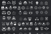 570+ Badges Logo Bundle 92% off, a Branding & Logo Template by Krukowski Graphics (Thumbnail 4 of 5)