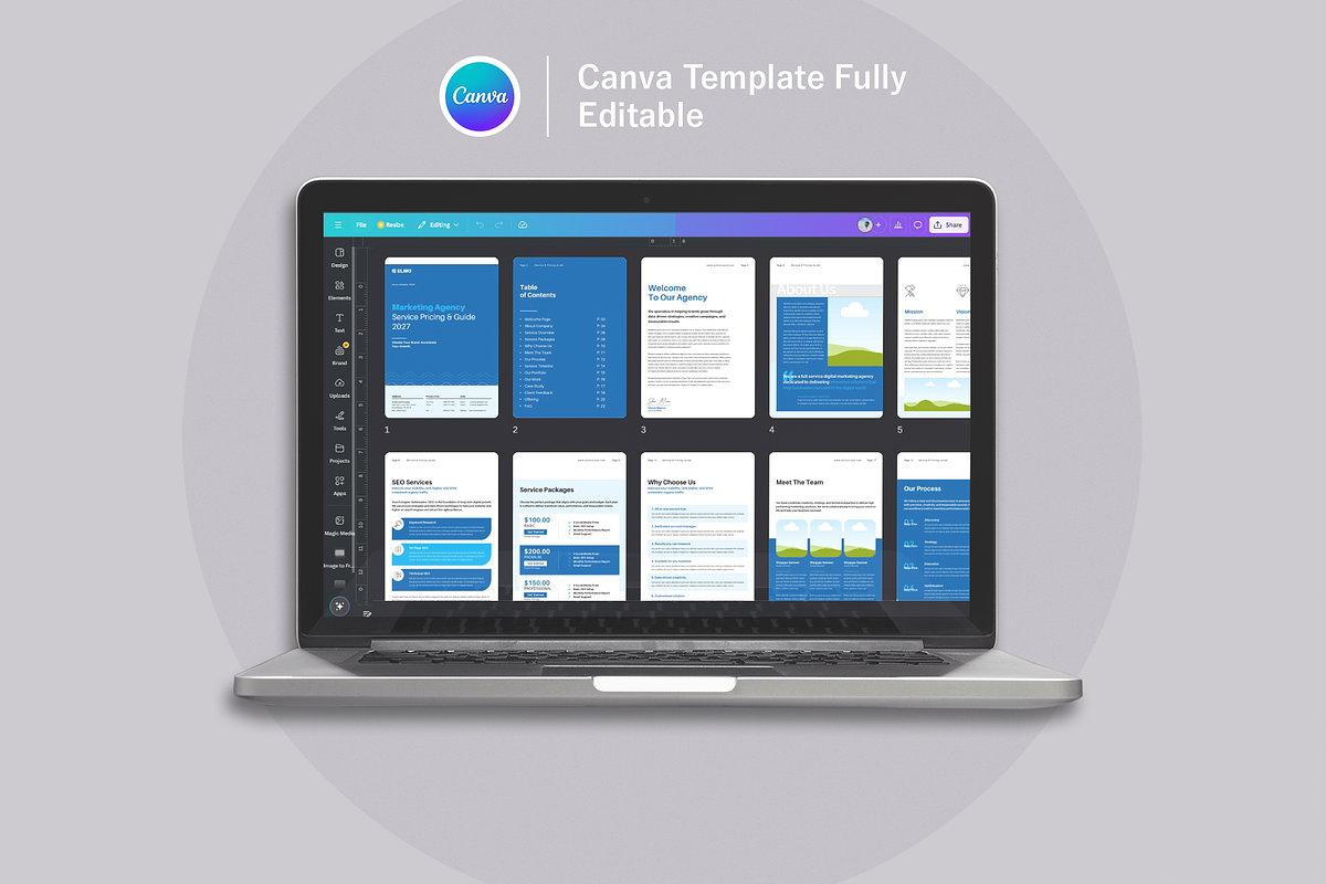 Service & Pricing Guide | Canva, a Brochure Template by ArtisticLand (Photo 10 of 11)