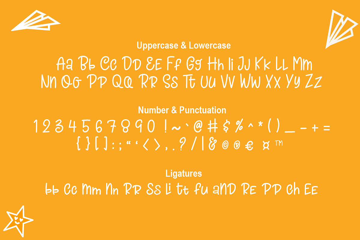 Cosmic Bliss Playful Font, a Script Font by Yuby Creative (Photo 7 of 7)